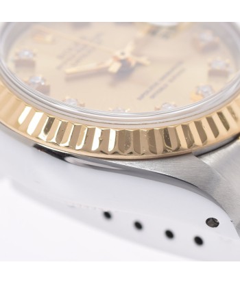 ROLEX Datejust 10P diamond 69173G Ladies YG / SS watch self-winding champagne dial Economisez 