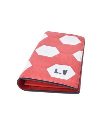 LOUIS VUITTON Epi Portofeuil Brothers 2019 FIFA World Cup Limited Red / White M63230 Unisex Leather Wallet de l' environnement